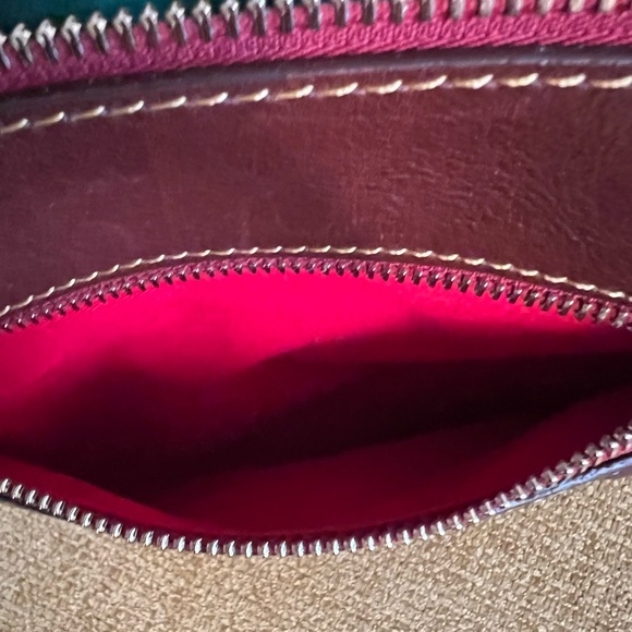 Dooney & Burke Brown Leather Shoulder Bag - Picture 6 of 9